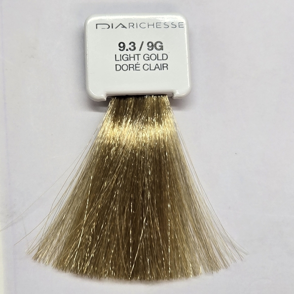 L'Oreal Professionnel DIARichesse 2 Tubes Ammonia-Free 9.3/9G Light Gold Blonde - Picture 14 of 16
